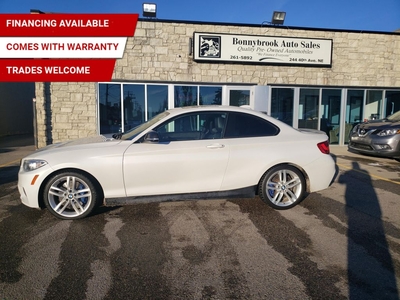 Used 2016 BMW 2 Series Cpe 228i xDrive AWD/Leather/Navigation/Backup cam for Sale in Calgary, Alberta