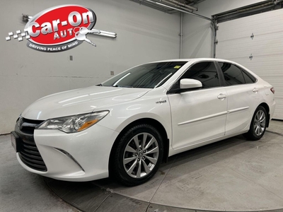 Used 2017 Toyota Camry HYBRID XLE SUNROOF HEATED LEATHER BLIND SPOT NAV for Sale in Ottawa, Ontario