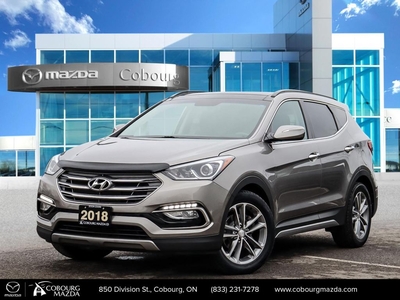Used 2018 Hyundai Santa Fe Sport 2.0T Limited all-wheel drive loaded SUNROOF LEATHER HEATED SATS for Sale in Cobourg, Ontario