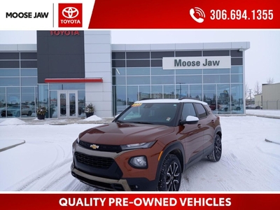 Used 2021 Chevrolet TrailBlazer ACTIV LOCAL TRADE WITH ONLY 15958 KMS for Sale in Moose Jaw, Saskatchewan