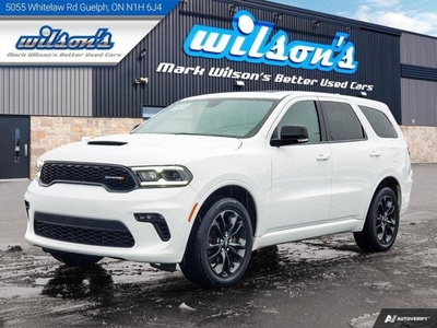 Used 2021 Dodge Durango GT, Tow Pkg, Leather, Sunroof, Nav, Alpine Audio, Performance Hood, Blacktop Package & More! for Sale in Guelph, Ontario