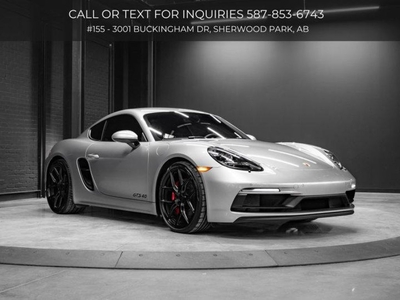 Used 2021 Porsche 718 Cayman GTS 4.0 6-Speed Manual Factory Rims Full PPF for Sale in Sherwood Park, Alberta