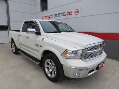 Used 2017 RAM 1500 Laramie (**4X4**ALLOY WHEELS**LEATHER** POWER DRIVERS/PASSENGERS SEAT**BOX LINER**AUTO HEADLIGHTS**BACKUP CAMERA**HEATED/VENTED SEATS** HEATED STEERING WHEEL**REAR PARKING SENSORS** DUAL CLIMATE CONTROL**) for Sale in Tillsonburg, Ontario