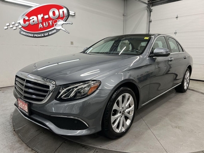 Used 2018 Mercedes-Benz E-Class E400 LUXURY AWD PANO ROOF NAV LOW KMS! for Sale in Ottawa, Ontario