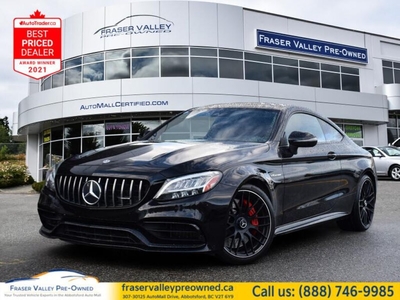 Used 2019 Mercedes-Benz C-Class AMG 63 S Coupe Loaded! for Sale in Abbotsford, British Columbia