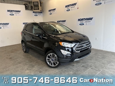 Used 2020 Ford EcoSport TITANIUM 4X4 LEATHER SUNROOF NAV ONLY 24K for Sale in Brantford, Ontario