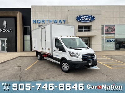 Used 2023 Ford E-Transit Chassis T-350 ELECTRIC NAVIGATION CUBE VAN for Sale in Brantford, Ontario