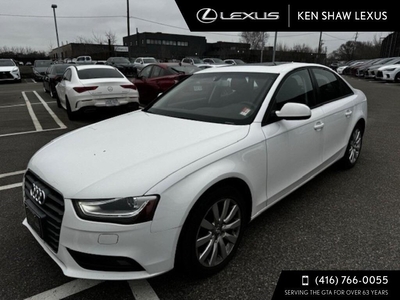 Used 2014 Audi A4 ** A4 Komfort quattro ** Clean ** Certified ** for Sale in Toronto, Ontario