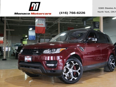 Used 2017 Land Rover Range Rover Sport V8 SUPERCHARGED - 7 PASSPANONAVICAMERADVDLKA for Sale in North York, Ontario