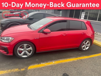 Used 2018 Volkswagen Golf GTI 5-Door w/ Apple CarPlay & Android Auto, Dual Zone A/C, Rearview Cam for Sale in Toronto, Ontario