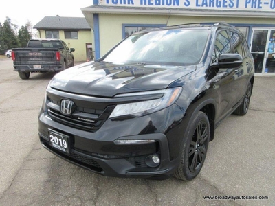 Used 2019 Honda Pilot ALL-WHEEL DRIVE BLACK-EDITION 7 PASSENGER 3.5L - SOHC.. CAPTAINS & 3RD ROW.. NAVIGATION.. LEATHER.. HEATED/AC SEATS.. BLU-RAY.. BACK-UP-CAMERA.. for Sale in Bradford, Ontario