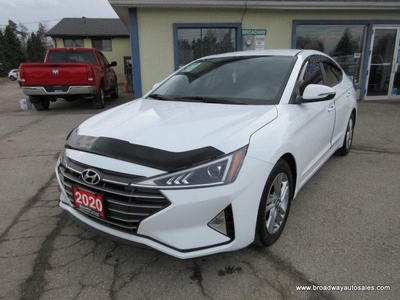 Used 2020 Hyundai Elantra LOADED LIMITED-EDITION 5 PASSENGER 1.8L - DOHC.. LEATHER.. HEATED SEATS & WHEEL.. BACK-UP CAMERA.. BLUETOOTH SYSTEM.. DRIVE-MODE-SELECT.. for Sale in Bradford, Ontario