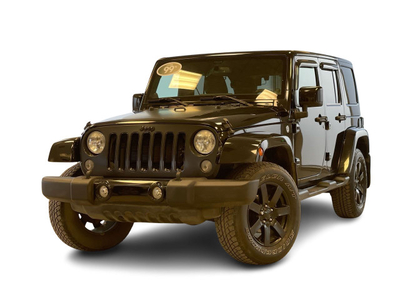 2014 Jeep Wrangler Unlimited Sahara Low KM local trade
