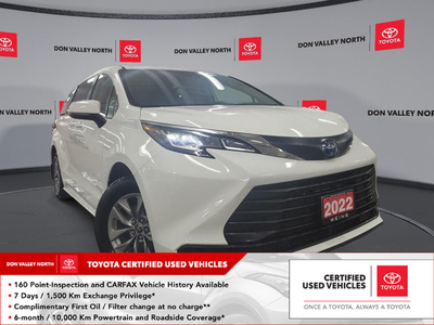 2022 Toyota Sienna LE 8-Passenger GRADE | ACCIDENT FREE | SPA...