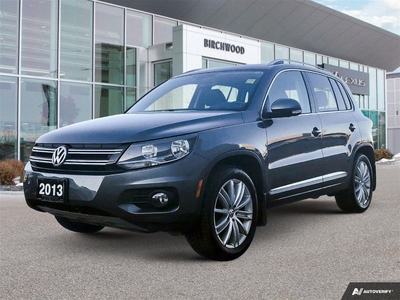 Used 2013 Volkswagen Tiguan Highline AWD Low KMs Sunroof for Sale in Winnipeg, Manitoba