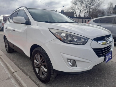Used 2015 Hyundai Tucson GLS-AWD-LEATHER-PONOROOF-BK UP CAM-BLUETOOTH-ALLOY for Sale in Scarborough, Ontario