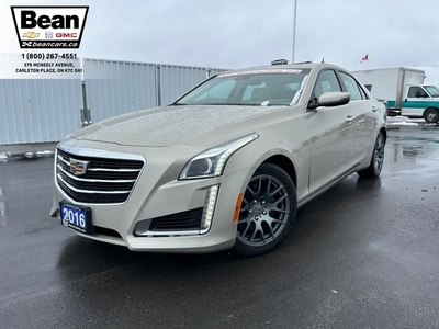 Used 2016 Cadillac CTS 2.0L Turbo Luxury Collection 2.0L 4CYL WITH REMOTE START/ENTRY, HEATED SEATS, HEATED STEERING WHEEL, VENTILATED SEATS, SUNROOF for Sale in Carleton Place, Ontario