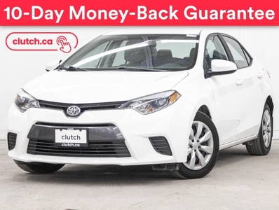 Used 2016 Toyota Corolla LE w/ Backup Cam, A/C, Bluetooth for Sale in Toronto, Ontario