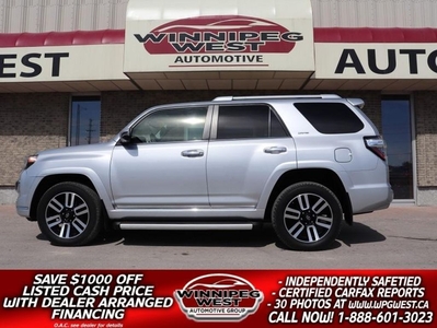 Used 2018 Toyota 4Runner LIMITED V6 4X4, NAV ,ROOF, LEATHER, FLAWLESS/65KMS for Sale in Headingley, Manitoba