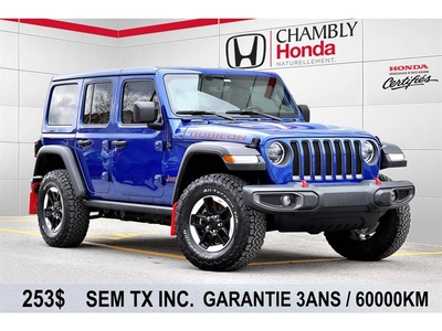 Used Jeep Wrangler Unlimited 2020 for sale in Chambly, Quebec