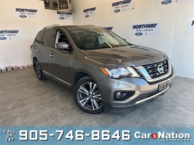 Used 2018 Nissan Pathfinder PLATINUM 4X4 LEATHER SUNROOF NAV 7 PASS for Sale in Brantford, Ontario