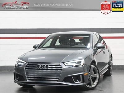 Used 2019 Audi A4 Progressiv No Accident S-Line Digital Dash Navigation Sunroof for Sale in Mississauga, Ontario