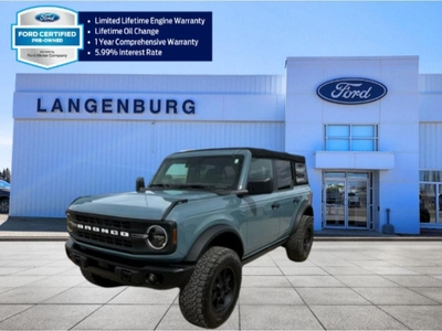 Used 2022 Ford Bronco 4 Door Advanced 4x4 for Sale in Langenburg, Saskatchewan