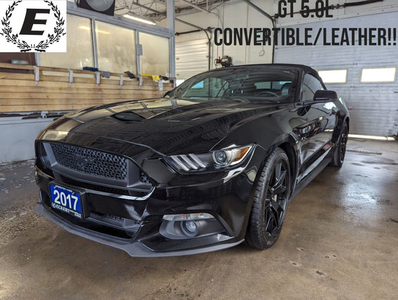 2017 Ford Mustang GT 5.0L CONVERTIBLE/TRIPLE BLACK!!