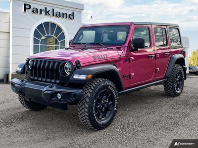 2022 Jeep Wrangler Unlimited Willys | Manual | Low KM