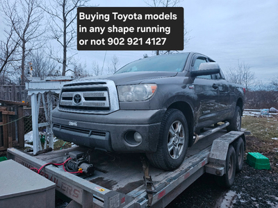 Buying Toyota Kia Hyundai in any shape running or not etc