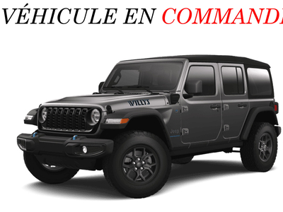 2024 Jeep Wrangler 4xe Willys 4 Door 4x4