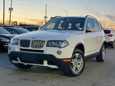 Used 2008 BMW X3 3.0I AWD / CLEAN CARFAX / PANO / HTD LEATHER SEATS for Sale in Bolton, Ontario