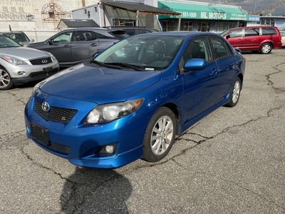 Used 2010 Toyota Corolla S for Sale in Vancouver, British Columbia