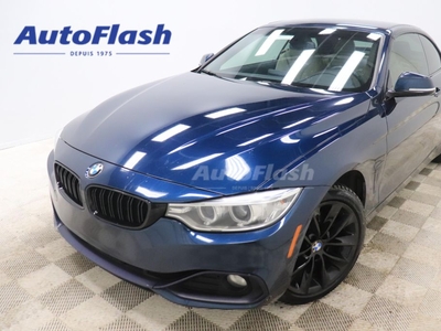 Used 2014 BMW 4 Series XDRIVE, CONVERTIBLE, BLUETOOTH, PADDLE SHIFT for Sale in Saint-Hubert, Quebec