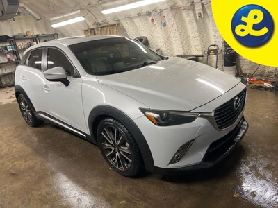 Used 2016 Mazda CX-3 GT AWD * Navigation * Sunroof * White Leather-trimmed seating with Black soft Lux Suede Burgundy accents * 2nd Set Tires * Heads Up Display * Sport Dr for Sale in Cambridge, Ontario