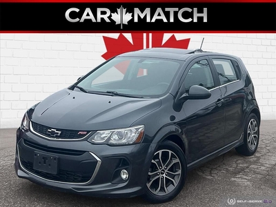 Used 2018 Chevrolet Sonic LT RS / ROOF / HTD SEATS / BACK UP / NO ACCIDENTS for Sale in Cambridge, Ontario