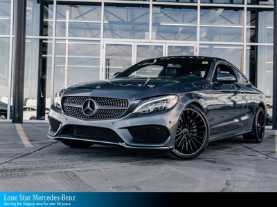 Used 2018 Mercedes-Benz C 300 4MATIC Coupe for Sale in Calgary, Alberta