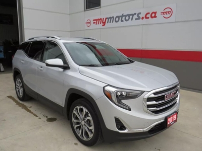 Used 2019 GMC Terrain SLT (**ALLOY WHEELS**LEATHER**POWER DRIVERS/PASSENGERS SEAT**AUTO HEADLIGHTS**PUSH BUTTON START**CRUISE CONTROL** HEATED STEERING WHEEL**PRE-COLLISON WARNING SYSTEM**ANDROID AUTO** APPLE CARPLAY**BACKUP CAMERA**DUAL CLIMATE CONTROL**USB/AUX PORTS**HEATED/ for Sale in Tillsonburg, Ontario