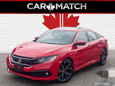Used 2021 Honda Civic SPORT / BACKCAM / HTD SEATS / ROOF / NO ACCIDENTS for Sale in Cambridge, Ontario