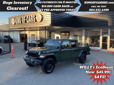 Used 2021 Jeep Gladiator Willys for Sale in Langley, British Columbia