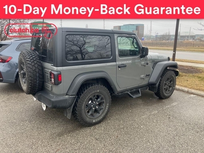 Used 2021 Jeep Wrangler Willys 4X4 Uconnect 4, Apple CarPlay & Android Auto, Dual Zone A/C for Sale in Toronto, Ontario