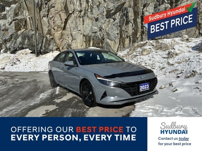 Used 2023 Hyundai Elantra Preferred IVT avec ensemble technologie for Sale in Greater Sudbury, Ontario