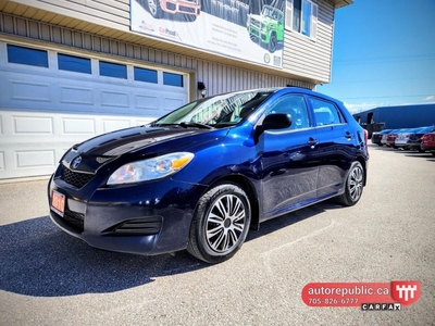 Used 2010 Toyota Matrix Certified Extended Warranty Gas Saver for Sale in Orillia, Ontario