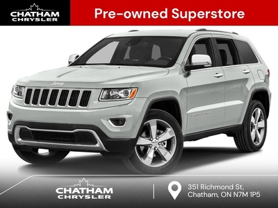 Used 2014 Jeep Grand Cherokee Limited LIMITED NAVIGATION SUNROOF HEMI ENGINE for Sale in Chatham, Ontario