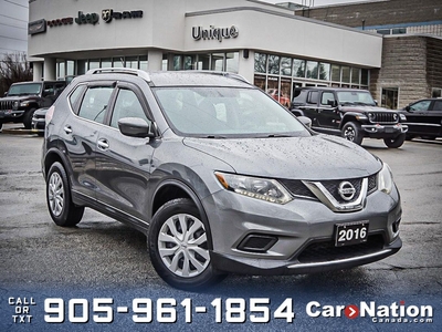 Used 2016 Nissan Rogue S AWD BACK UP CAMERA LOCAL TRADE for Sale in Burlington, Ontario