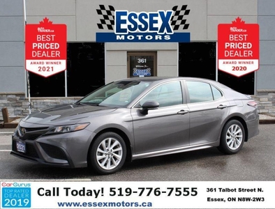 Used 2021 Toyota Camry SE*Heated Leather*Bluetooth*Rear Cam*2.5L-4cyl*FWD for Sale in Essex, Ontario