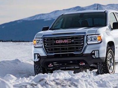 Used 2022 GMC Canyon AT4 w/Leather + HEATED SEATS & STEERING WHEEL + CARPLAY + REMOTE START for Sale in Calgary, Alberta