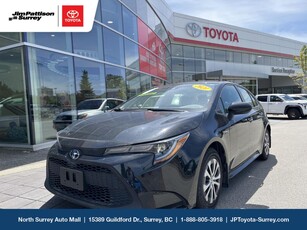 Used 2021 Toyota Corolla Hybrid Hybrid upgrade for Sale in Surrey, British Columbia