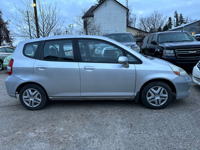 2007 Honda Fit , MANUAL , CERTIFIED, low km's, great on gas !!!!