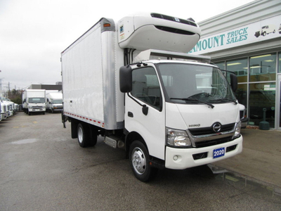 2020 Hino 195 DIESEL 14 FT BOX WITH REEFER AND POWER LIFTGATE